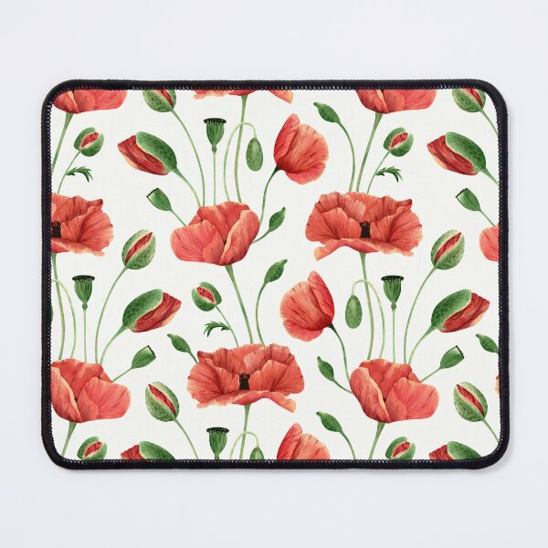 Item preview, Seamless poppy wildflower floral designed and sold by asbno19.