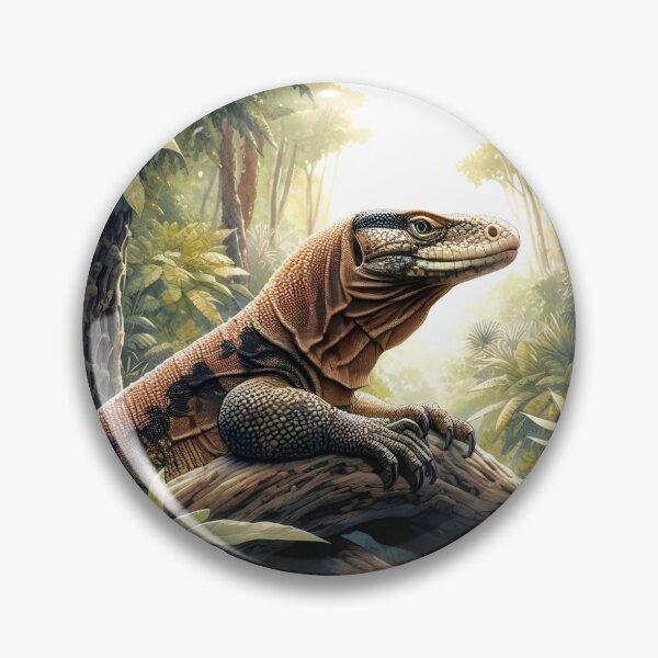 Item preview, comodo dragon animal paint style art designed and sold by RubisLeaf.
