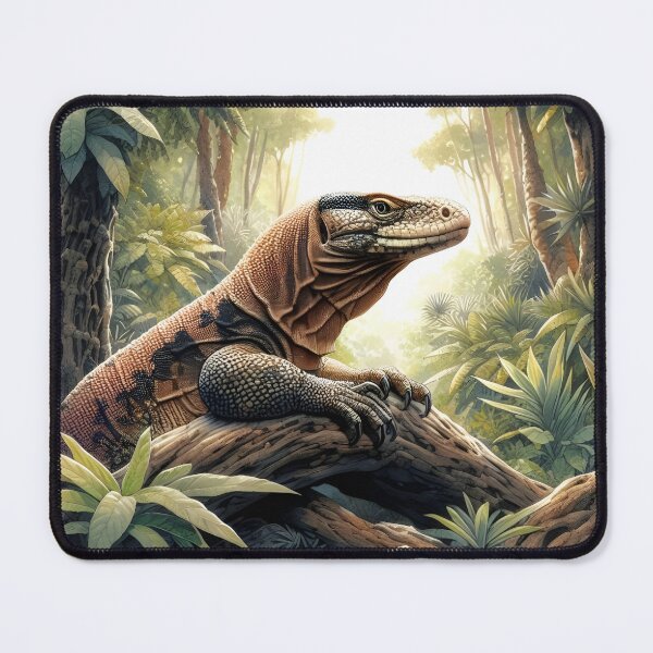 Item preview, comodo dragon animal paint style art designed and sold by RubisLeaf.
