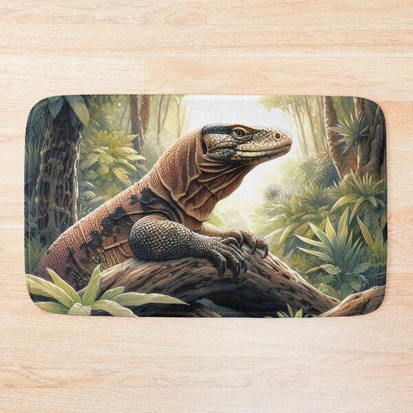 Item preview, comodo dragon animal paint style art designed and sold by RubisLeaf.