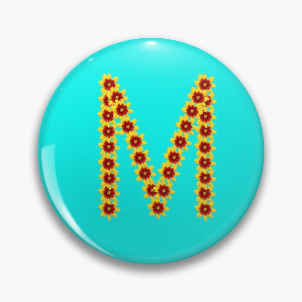 Item preview, Flower Letter M designed and sold by mlogic.