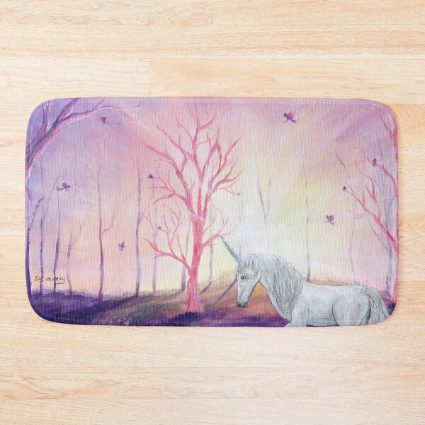 Item preview, Unicorn mythical land Pinks & Purples designed and sold by ArtsByAmberPA.