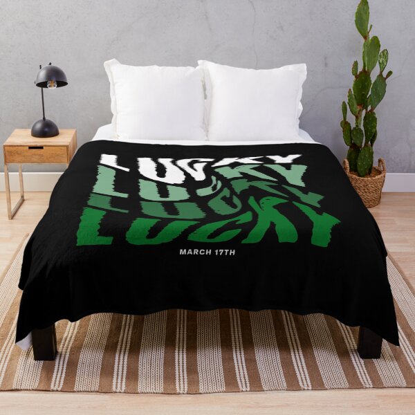 Item preview, Lucky Wavy St Patricks Day Green designed and sold by CheekyChimpCo.