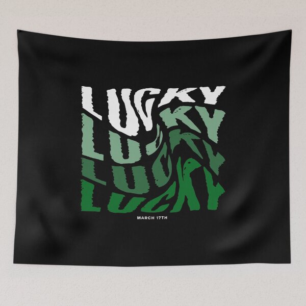 Item preview, Lucky Wavy St Patricks Day Green designed and sold by CheekyChimpCo.