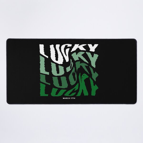 Item preview, Lucky Wavy St Patricks Day Green designed and sold by CheekyChimpCo.