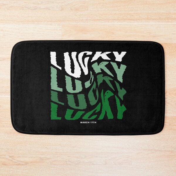Item preview, Lucky Wavy St Patricks Day Green designed and sold by CheekyChimpCo.