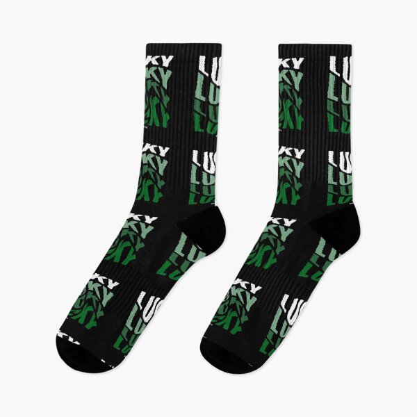 Item preview, Lucky Wavy St Patricks Day Green designed and sold by CheekyChimpCo.