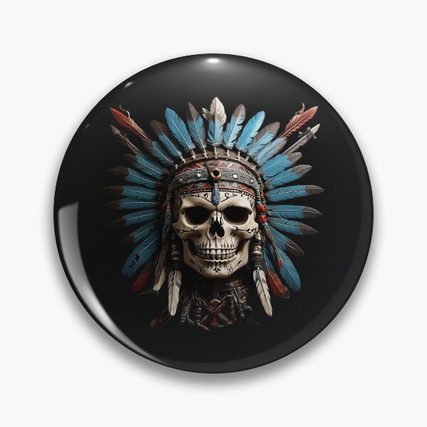 Item preview, Cute Australian Indian skull designed and sold by Promarkets.
