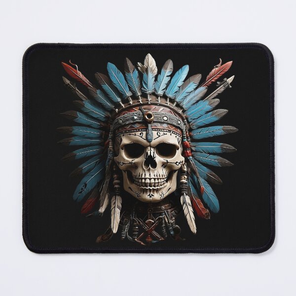 Item preview, Cute Australian Indian skull designed and sold by Promarkets.