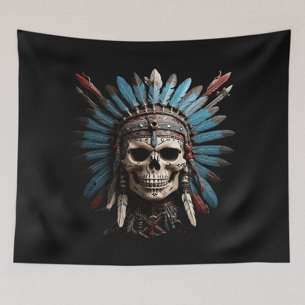 Item preview, Cute Australian Indian skull designed and sold by Promarkets.