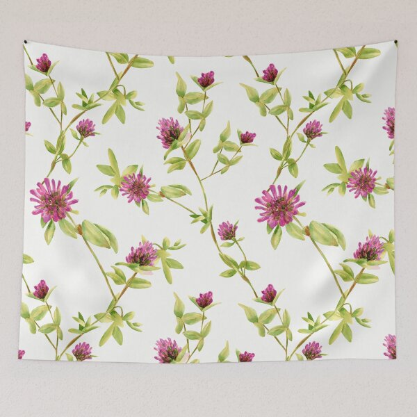 Item preview, Seamless clover flowers pattern designed and sold by asbno19.