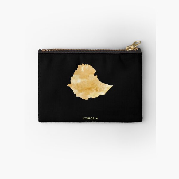 Item preview, Ethiopia map in gold color designed and sold by Jerhus.