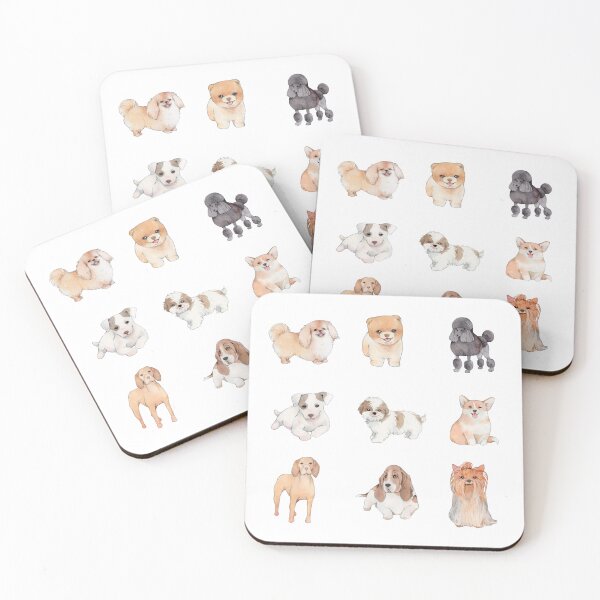 Item preview, cute and adorable dog puppies designed and sold by huape.