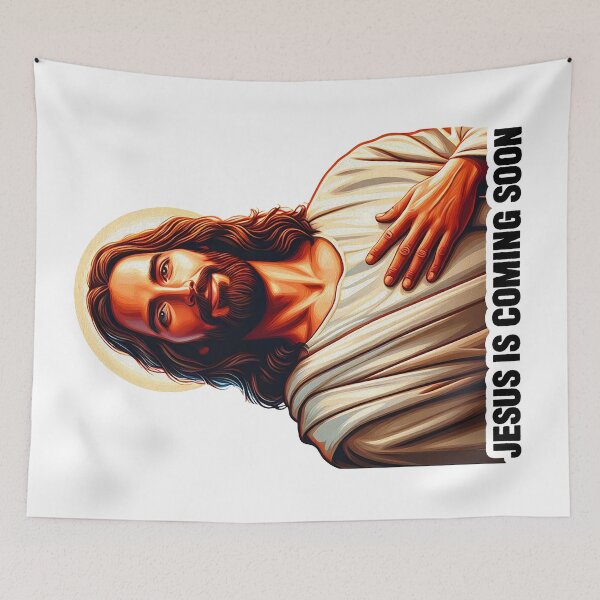 Item preview, Jesus Christ is coming soon BRB designed and sold by plushism.