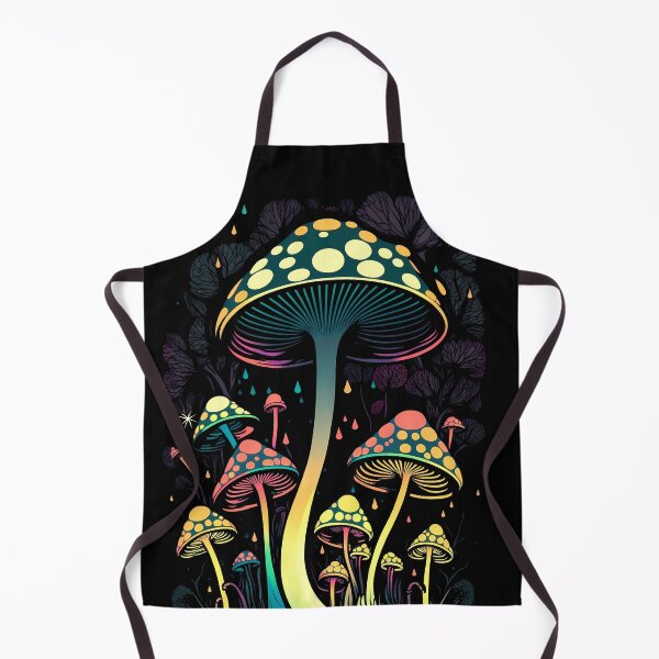 Item preview, Mushrooms in psychedelic colors designed and sold by randrdesign.