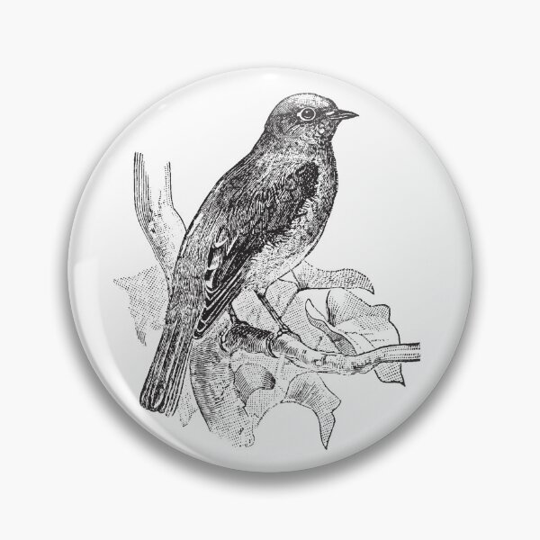 Item preview, wood thrush designed and sold by BYTRINOOO.