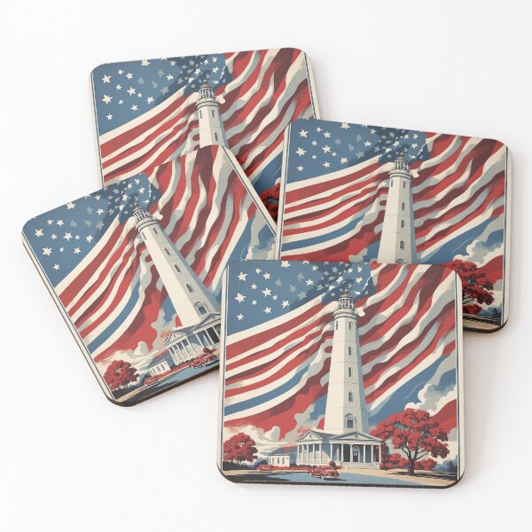 Item preview, Massachusettes USA Vintage Poster Tourism  designed and sold by TravelersGems.