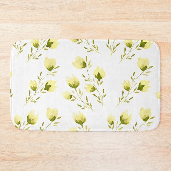 Item preview, Seamless yellow roses floral pattern designed and sold by asbno19.