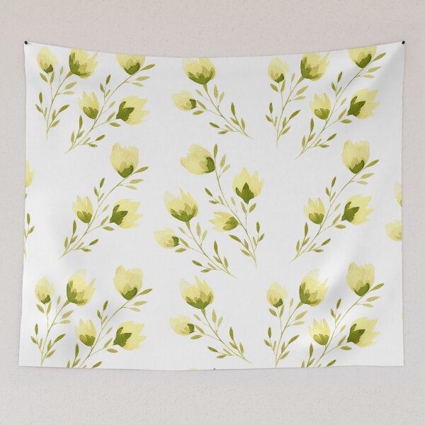 Item preview, Seamless yellow roses floral pattern designed and sold by asbno19.