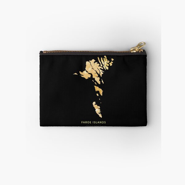 Item preview, Faroe Islands map in gold color designed and sold by Jerhus.