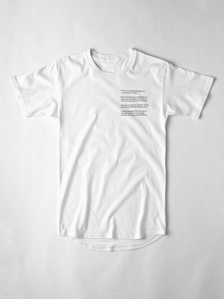 Alternate view of Quotes Long T-Shirt