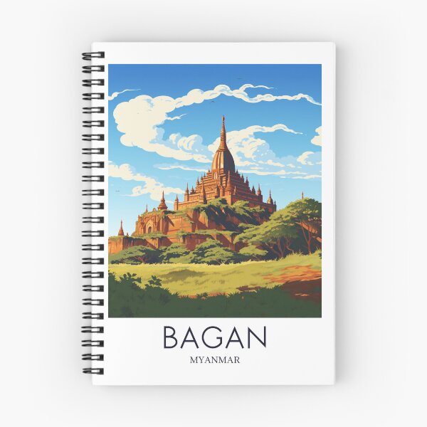 Item preview, A Pop Art Travel Print of Bagan - Myanmar designed and sold by StudioRedKoala.