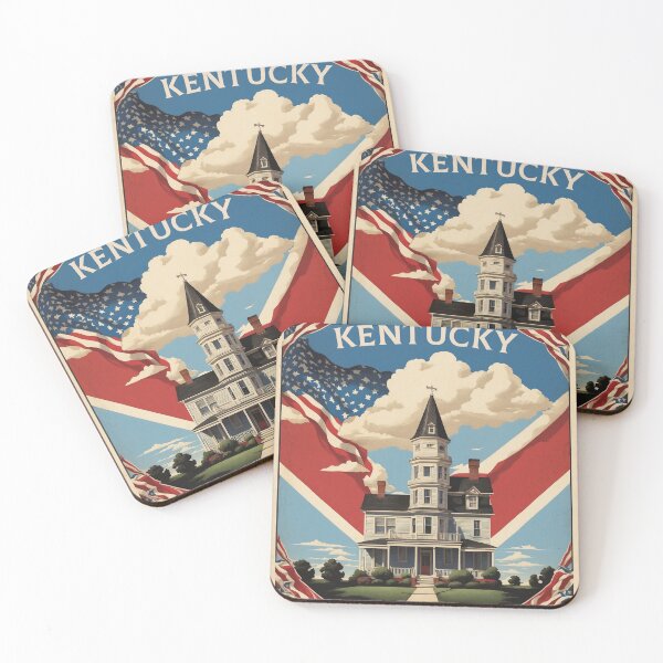 Item preview, Kentucky USA Vintage Poster Tourism  designed and sold by TravelersGems.