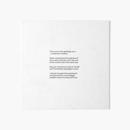 Quotes Art Board Print