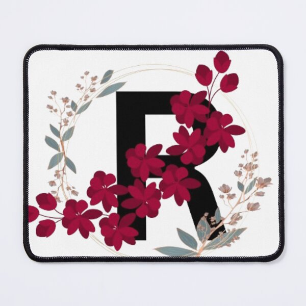 Item preview, Personalized adorable floral alphabet R  designed and sold by Sparkdesigner2.