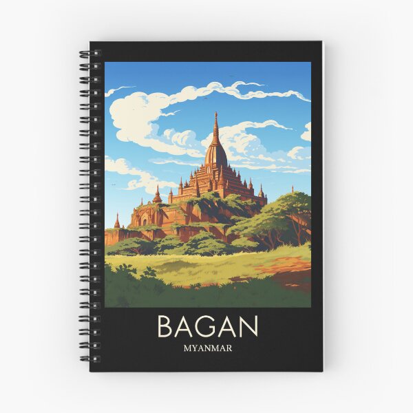 Item preview, A Pop Art Travel Print of Bagan - Myanmar designed and sold by StudioRedKoala.