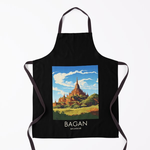 Item preview, A Pop Art Travel Print of Bagan - Myanmar designed and sold by StudioRedKoala.