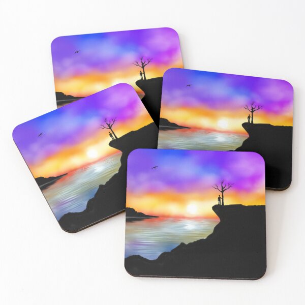 Item preview, Colorful Sunset by the Ocean designed and sold by Portraitvalley.