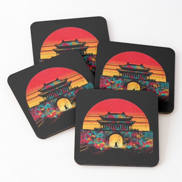 Item preview, Chinese Wall Vibrant Retro Design designed and sold by RedDesignSyc.