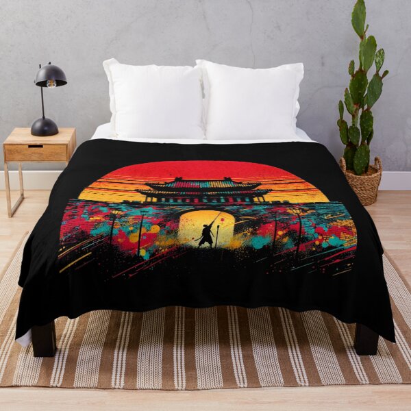 Item preview, Chinese Wall Vibrant Retro Design designed and sold by RedDesignSyc.