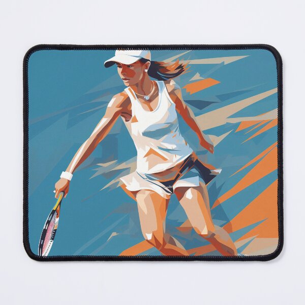 Item preview, Abstract Woman Playing Tennis designed and sold by dcrc.