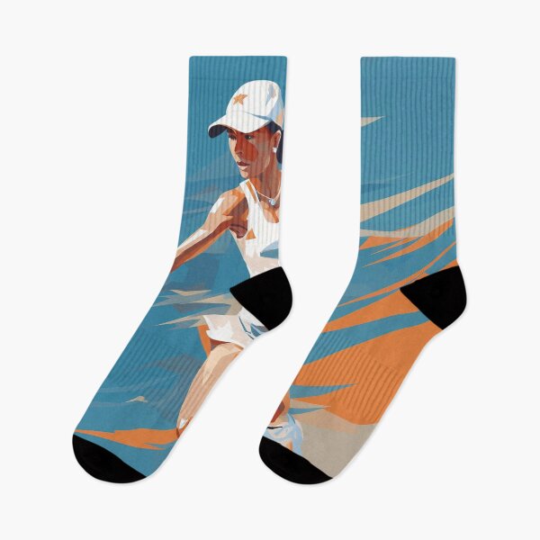 Item preview, Abstract Woman Playing Tennis designed and sold by dcrc.