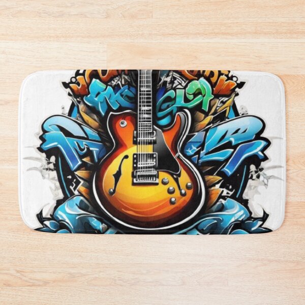 Item preview, Psychedelic Guitar Design Collection: Embrace the Vibrant Fusion of Art and Music designed and sold by HarmonyGuitars.