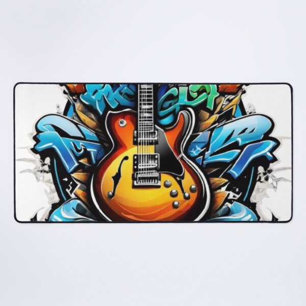 Item preview, Psychedelic Guitar Design Collection: Embrace the Vibrant Fusion of Art and Music designed and sold by HarmonyGuitars.