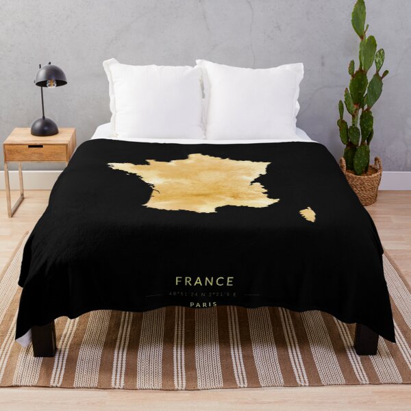 Item preview, Map of France in gold color designed and sold by Jerhus.