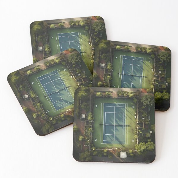 Item preview, Aerial Image of Tennis Court designed and sold by dcrc.