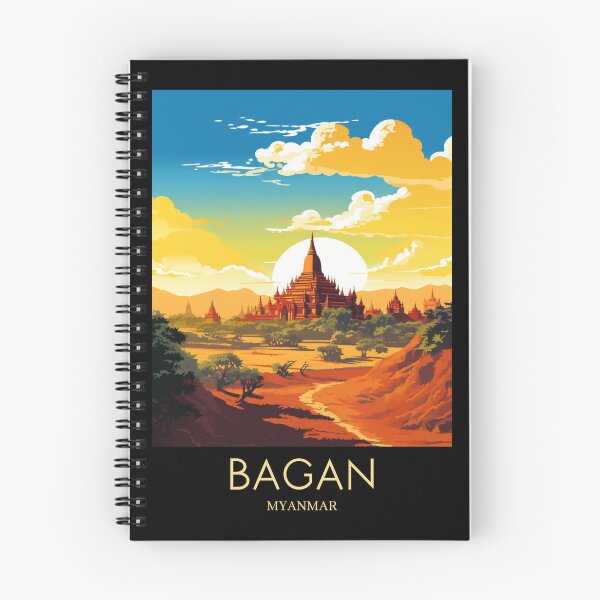 Item preview, A Pop Art Travel Print of Bagan - Myanmar designed and sold by StudioRedKoala.