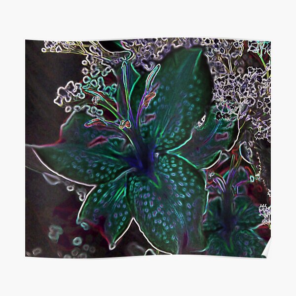 GREEN LILLY Poster