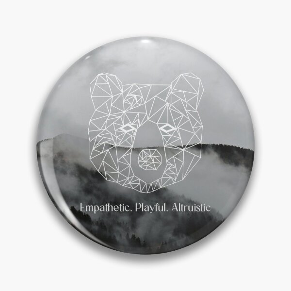 Item preview, Bear button designed and sold by RiddikulusGraph.