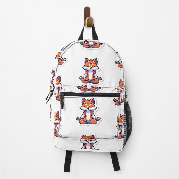 Item preview, Meditating Fox Sticker, Peaceful Animal Decal, Zen Cute Foxy Vinyl, Laptop and Water Bottle Decoration designed and sold by johnharry3.