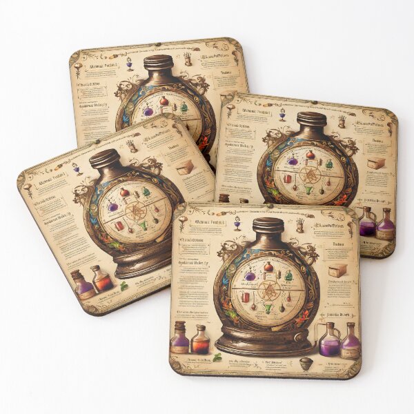 Item preview, A Guide to Potions 7 designed and sold by FeatheredWolf.