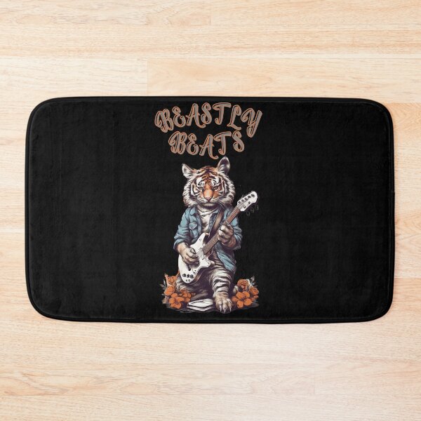 Item preview, Beastly Beats tiger t-shirt designed and sold by THISisIT-eshop.