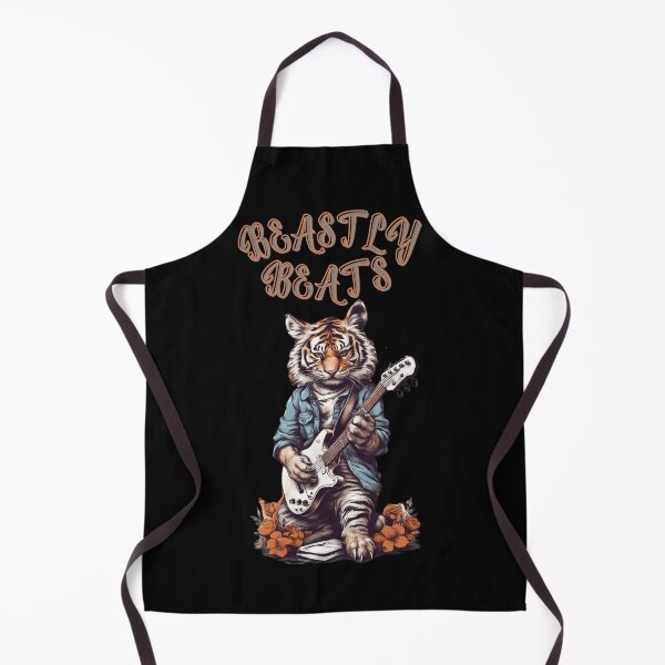 Item preview, Beastly Beats tiger t-shirt designed and sold by THISisIT-eshop.
