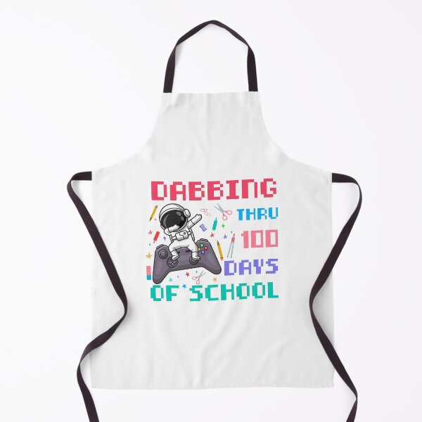 Item preview, Happy 100th Day of School, Dabbing Thru 100 Days of School, Funny Astronaut, Gaming designed and sold by ArtByKatti.