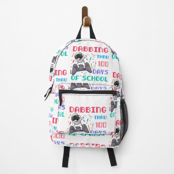 Item preview, Happy 100th Day of School, Dabbing Thru 100 Days of School, Funny Astronaut, Gaming designed and sold by ArtByKatti.