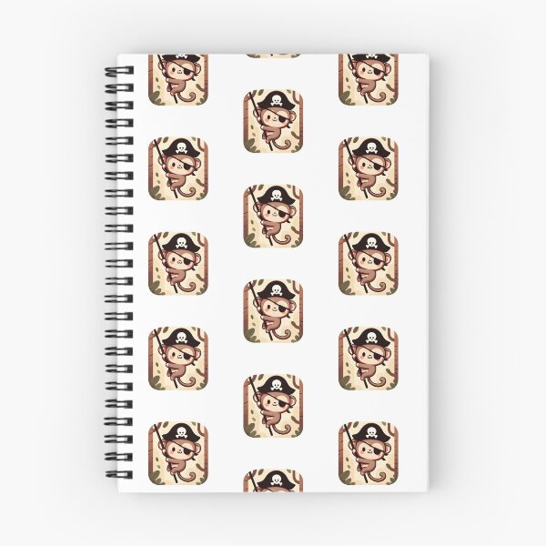 Item preview, Pirate Monkey Swinging on Vine  designed and sold by UmbrellaStudio1.